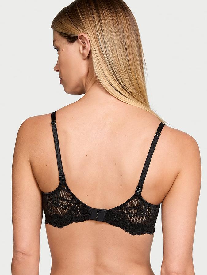Wicked Unlined Lace Balconette Bra image number 1