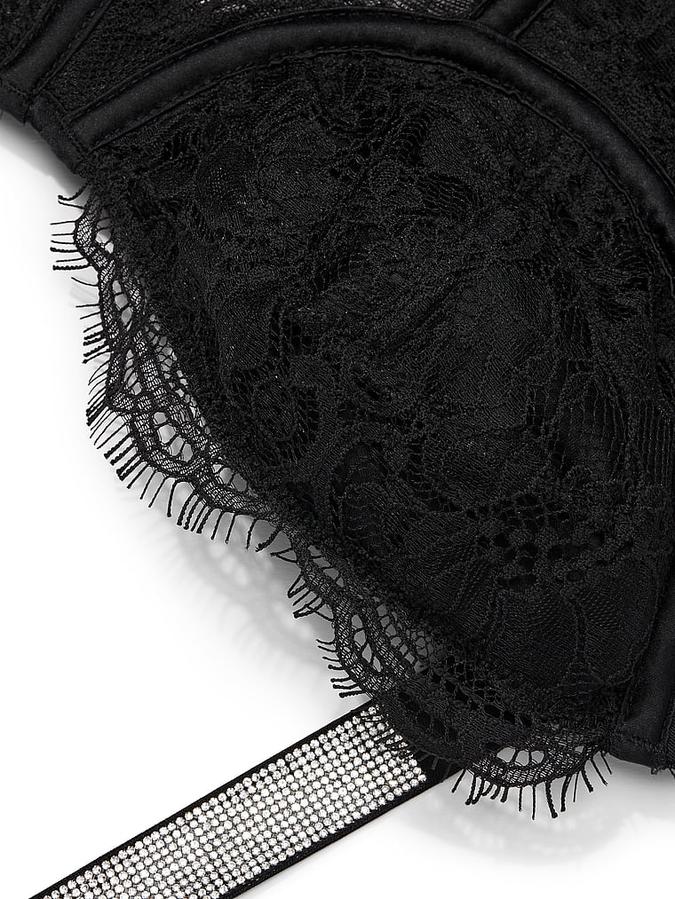 Shine Strap Halter Lace Teddy image number 3