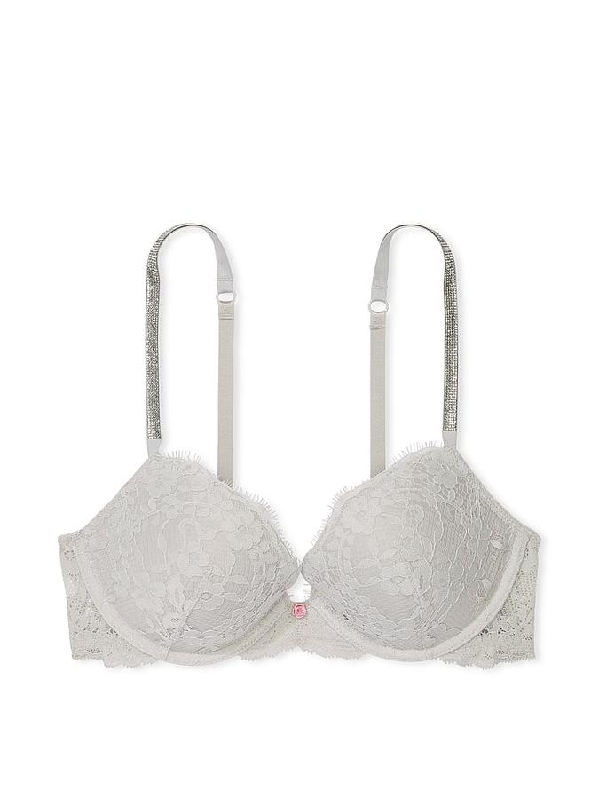 Twinkle Strap Lace Push-Up Bra image number 2