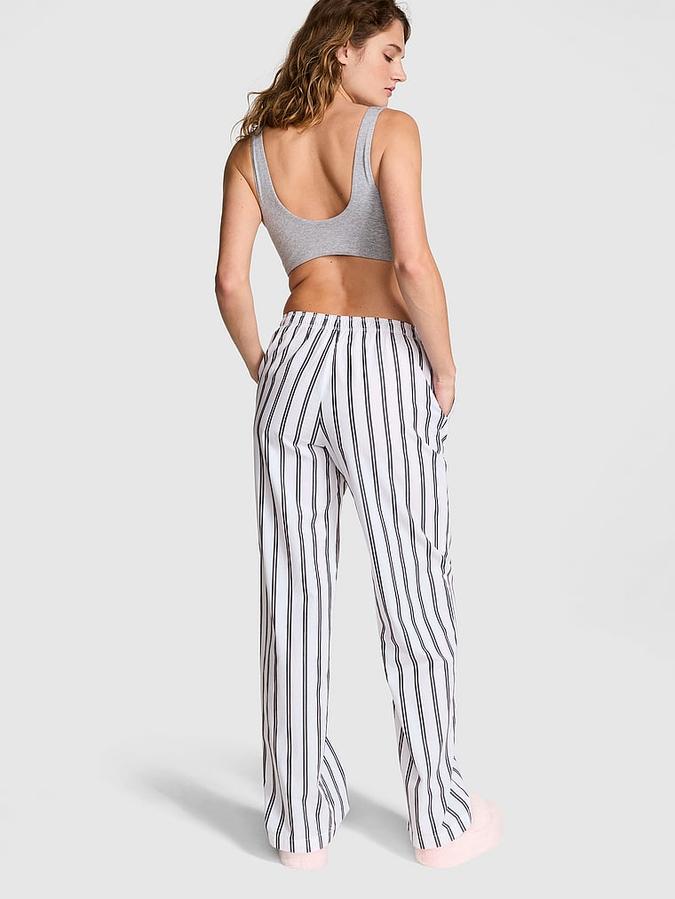 Cotton Poplin Logo Sleep Pants image number 1