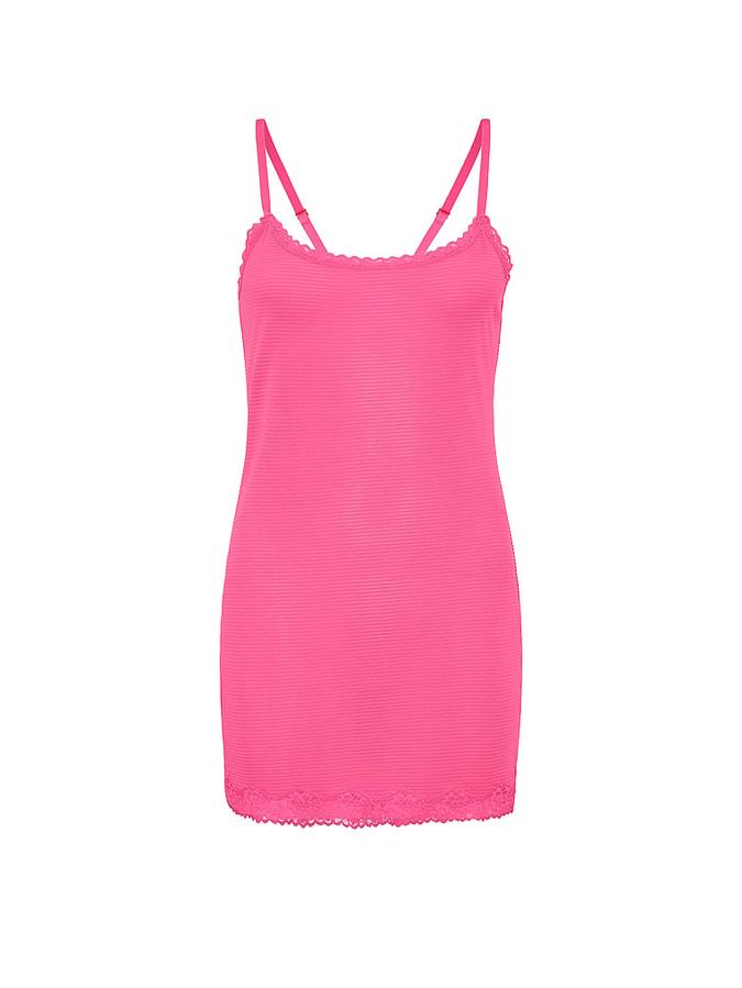 Cotton Shadow Stripe Slip Dress image number 2
