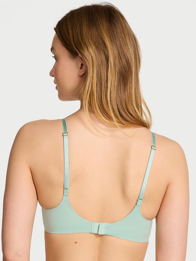 Smooth Wireless Push-Up Plunge Bra image number 1