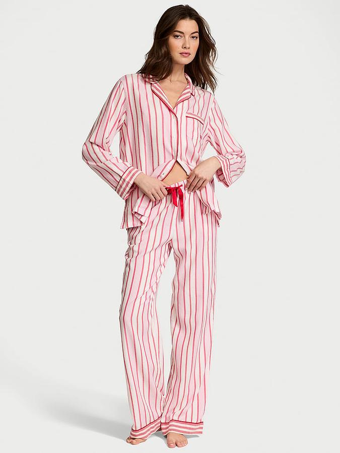 Flannel Long Pajama Set image number 0