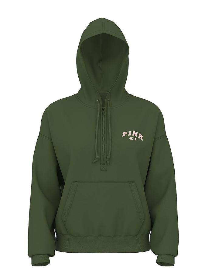 Ivy Fleece Campus Half-Zip Hoodie image number 2
