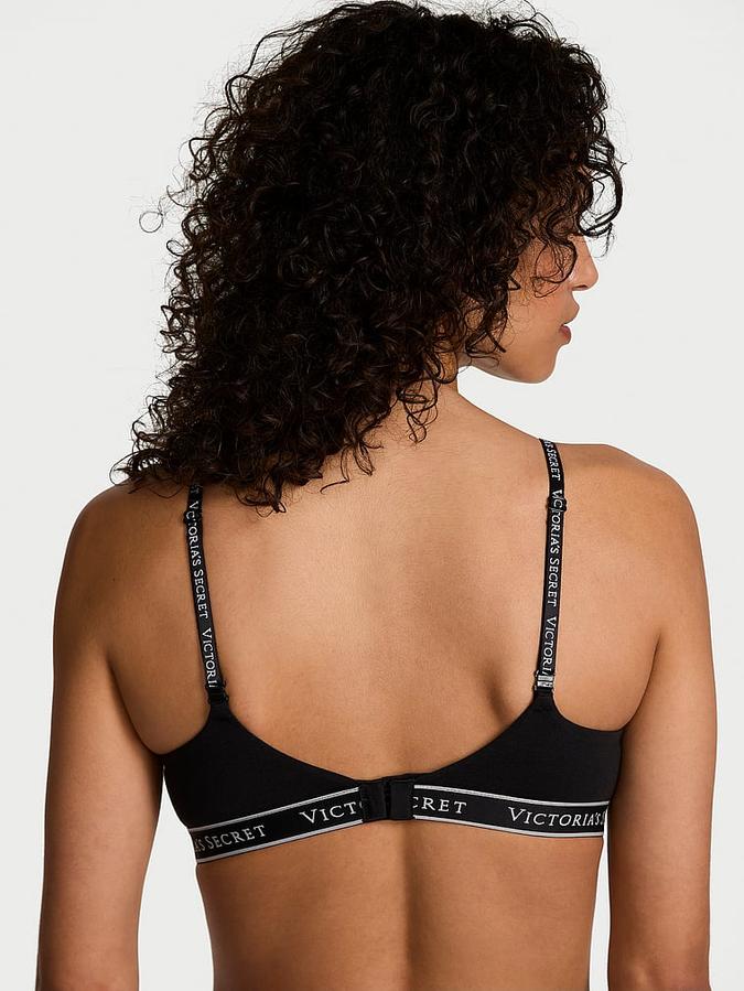 Lightly Lined Wireless Cotton Bra image number 1