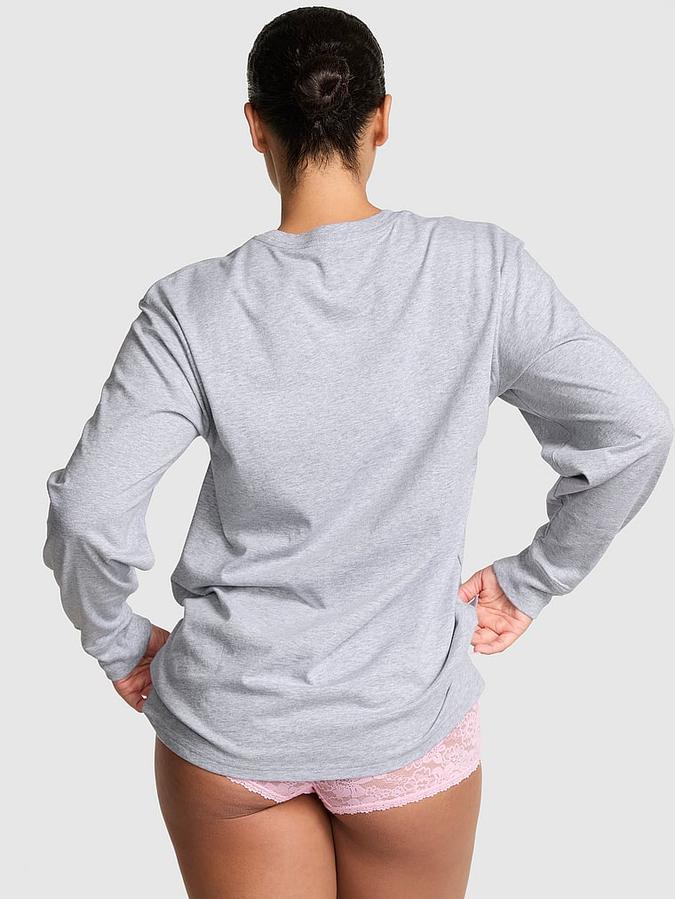 Campus Cotton Long-Sleeve Tee