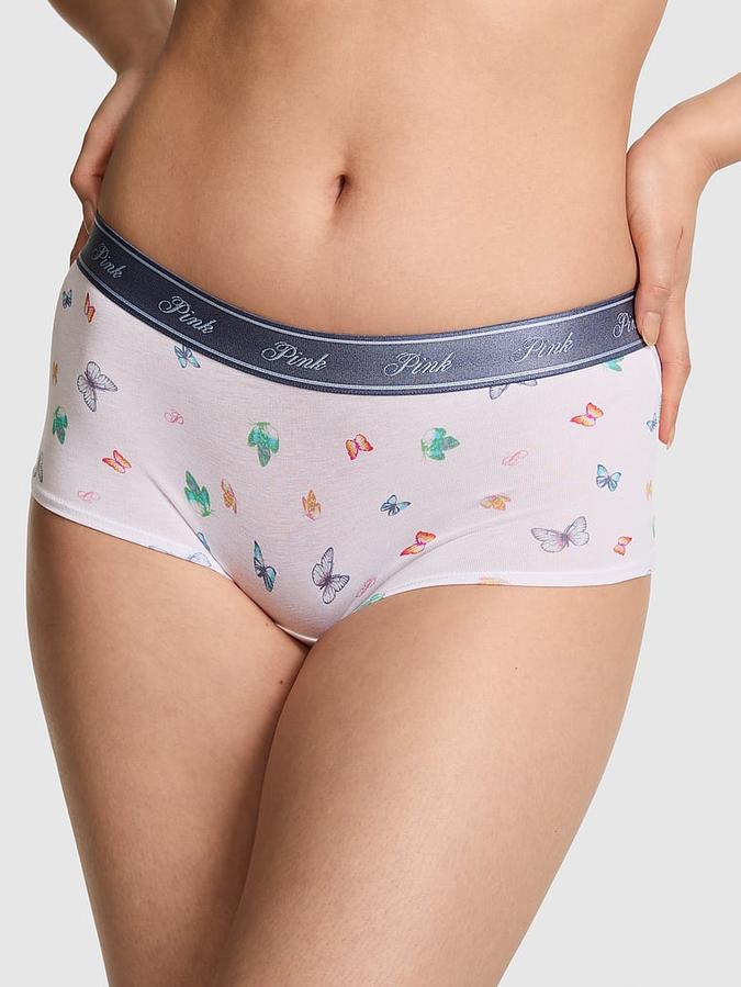 Logo Cotton Boyshort Panty