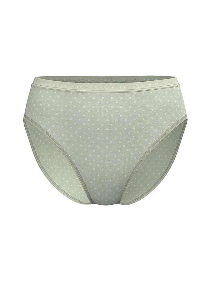 Stretch Cotton High-Leg Brief Panty image number 2