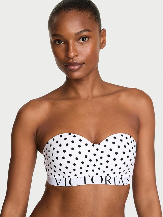 The CoolBra&trade; Lightly Lined Balconette Strapless Bra
