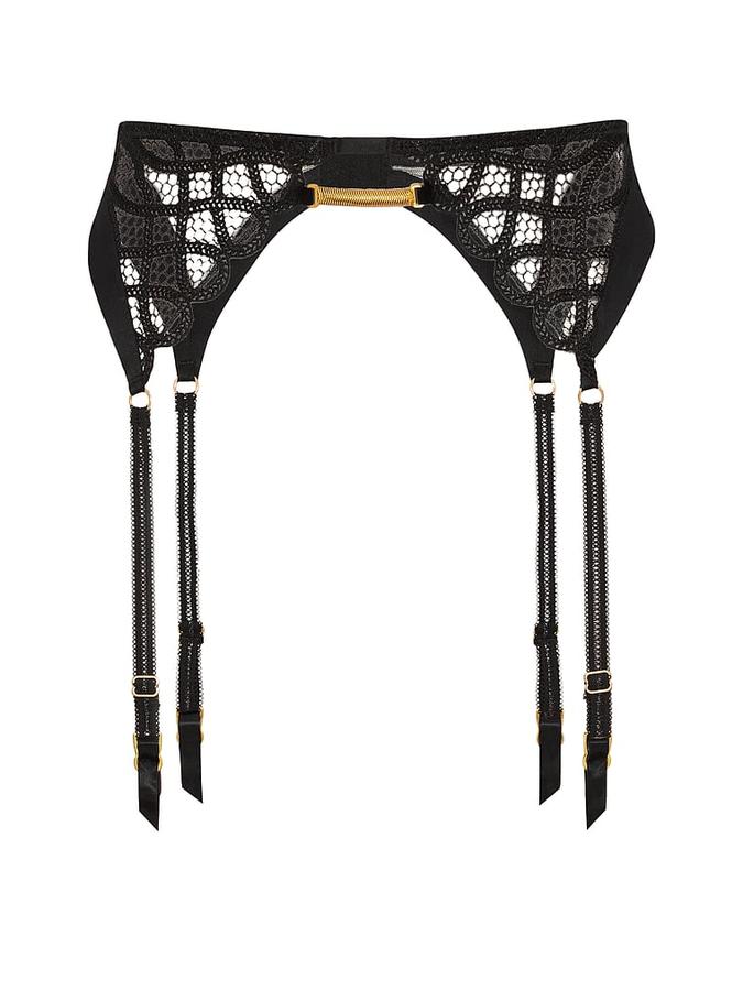 Viper Embroidery Garter Belt image number 2
