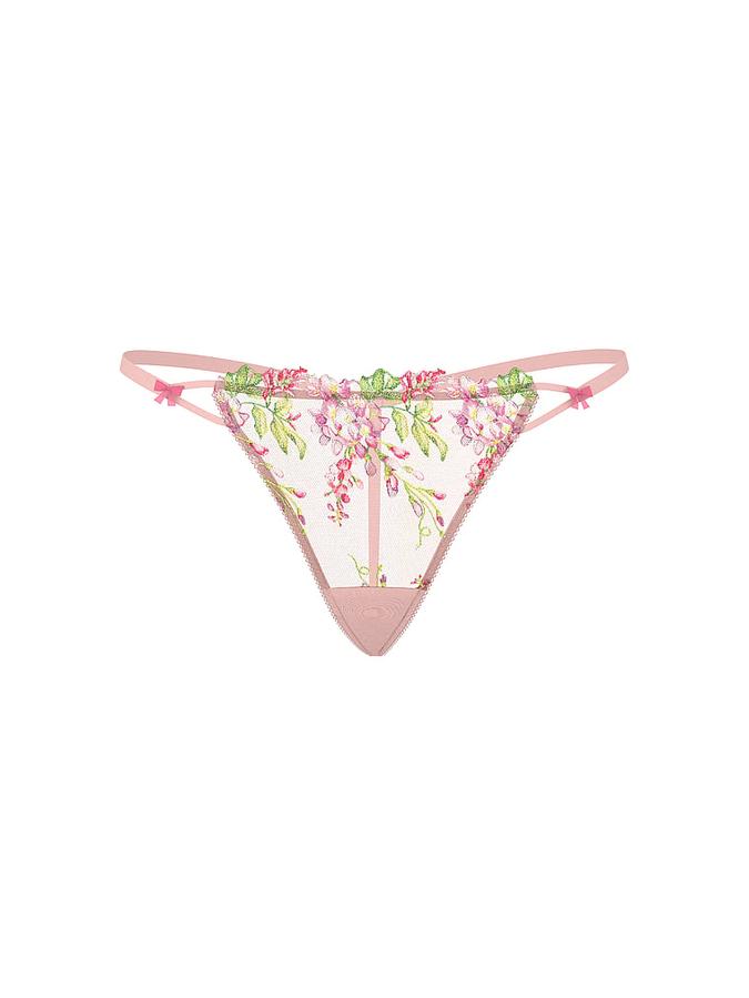 Wisteria Embroidery V-String Panty image number 2