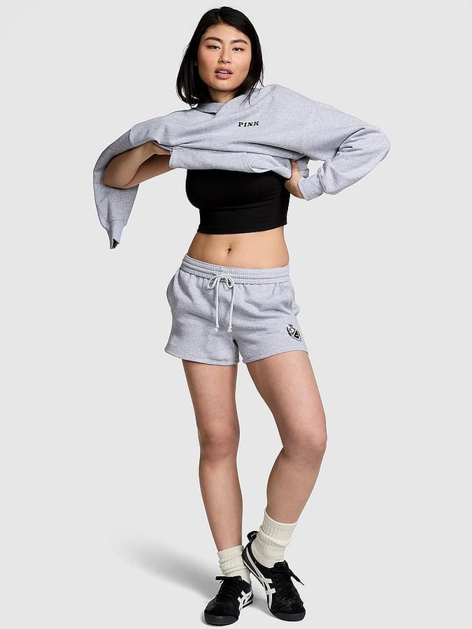 Ivy Fleece Relaxed Campus Short image number 3