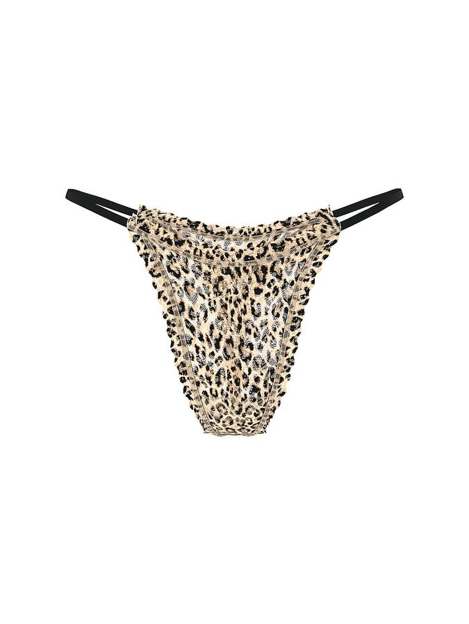 Blossom Lace String Thong Panty image number 2