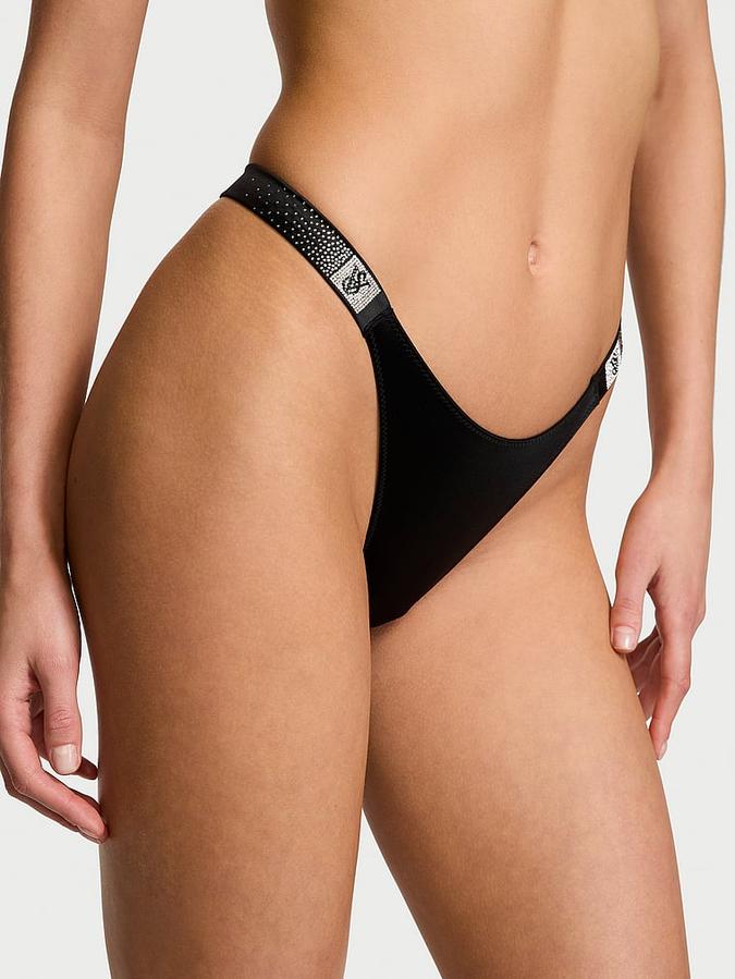 Scattered Shine Strap Brazilian Panty image number 0