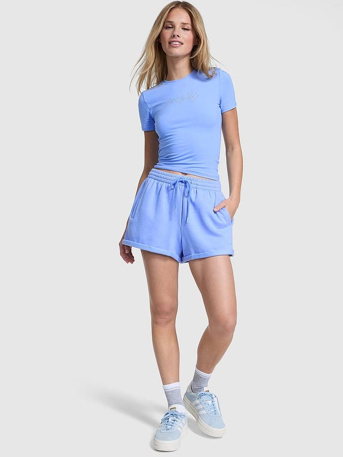 Fleece Rolled Hem Short image number 0