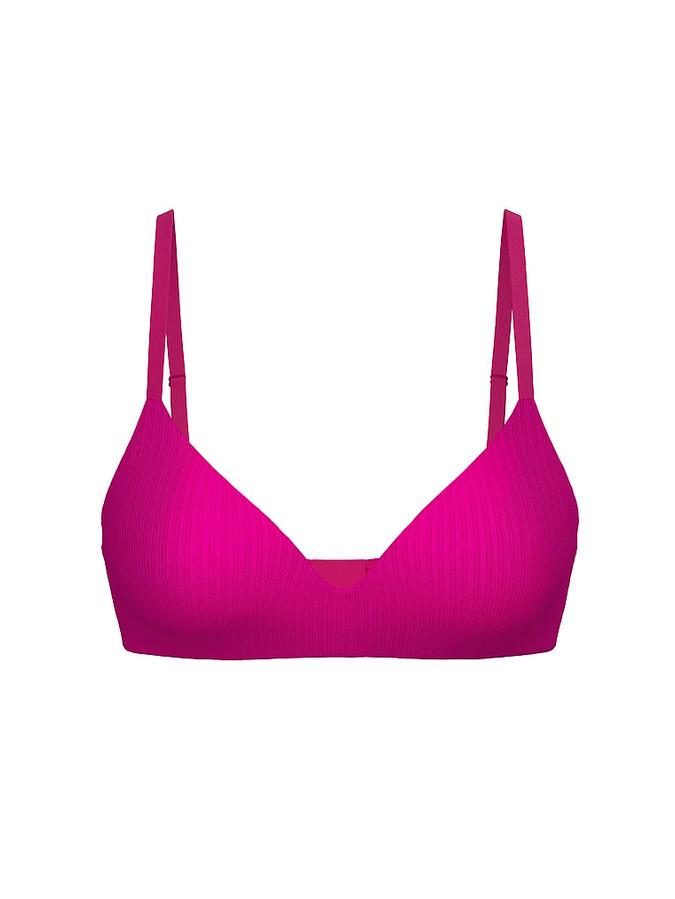FlexFactor Lightly Lined Plunge Demi Bra image number 2