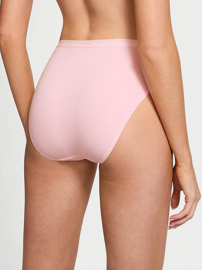 Stretch Cotton High-Leg Brief Panty image number 1