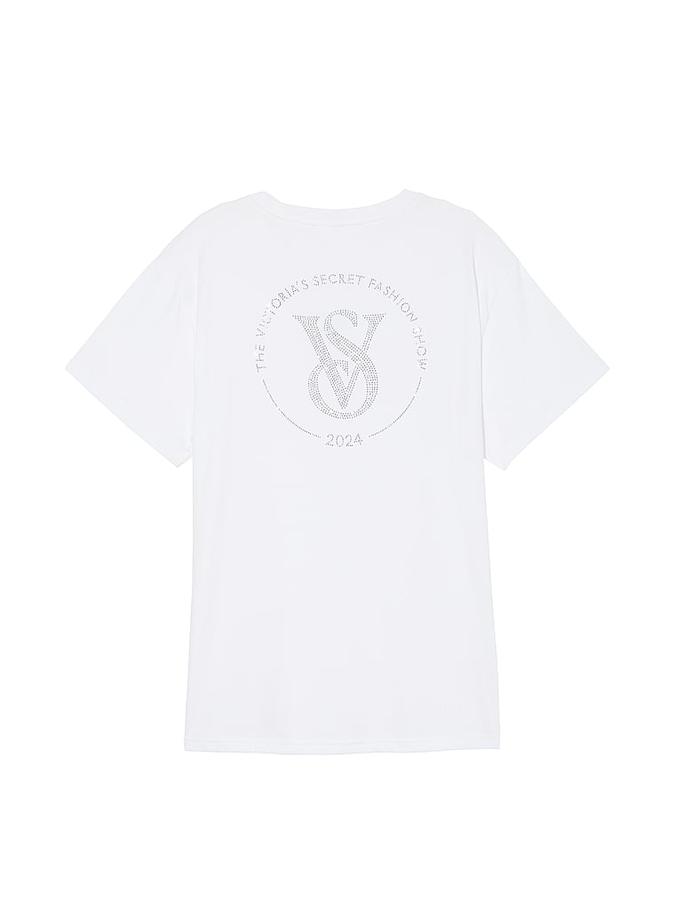 Victoria's Secret Fashion Show '24 Oversized Cotton Tee image number 3
