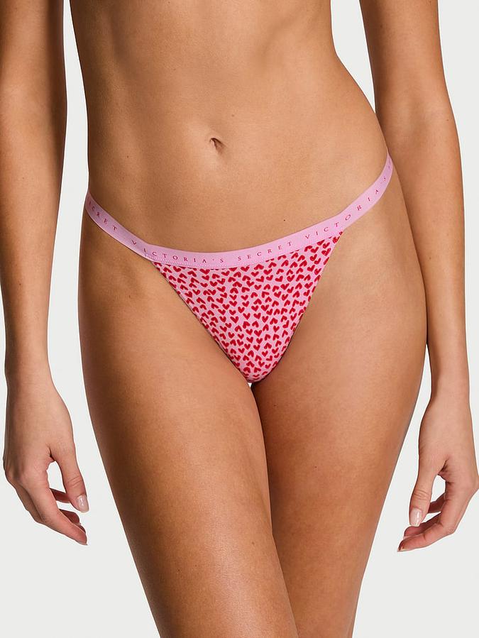 Stretch Cotton V-String Panty