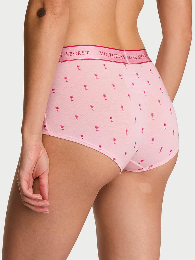 Logo Cotton Boyshort Panty
