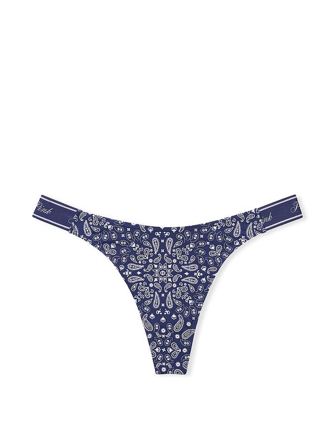 Logo Micro High-Leg Thong Panty image number 2