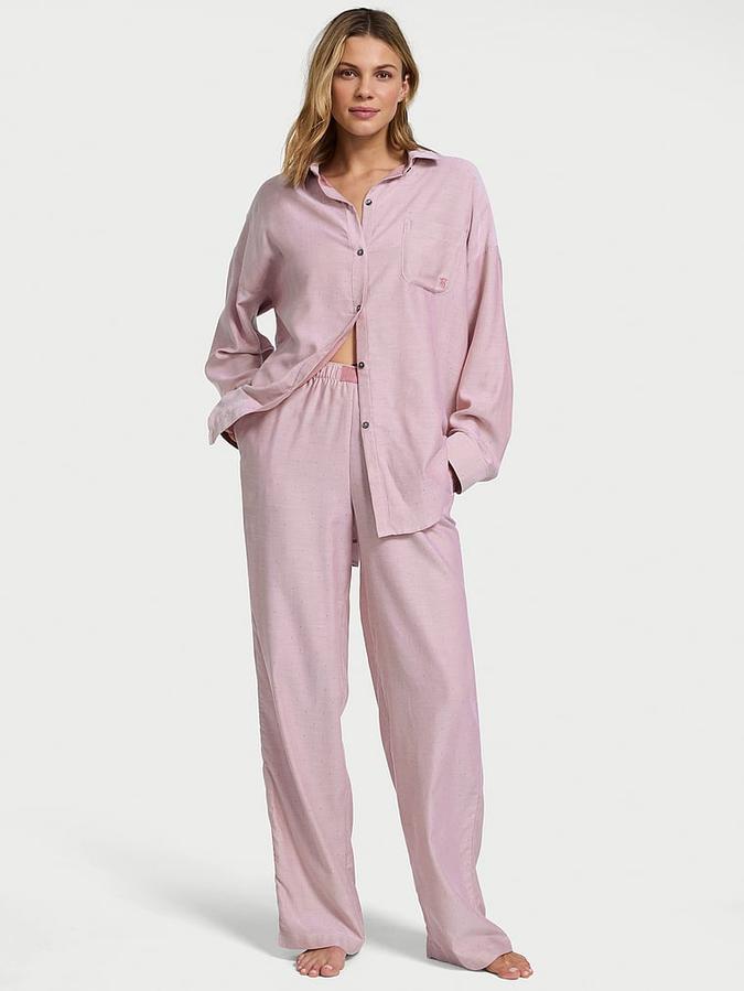 Modal-Cotton Long Pajama Set image number 0