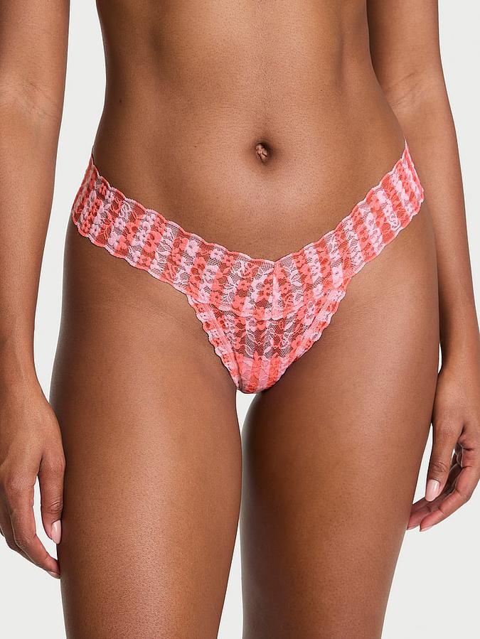 Blossom Lace Thong Panty image number 0