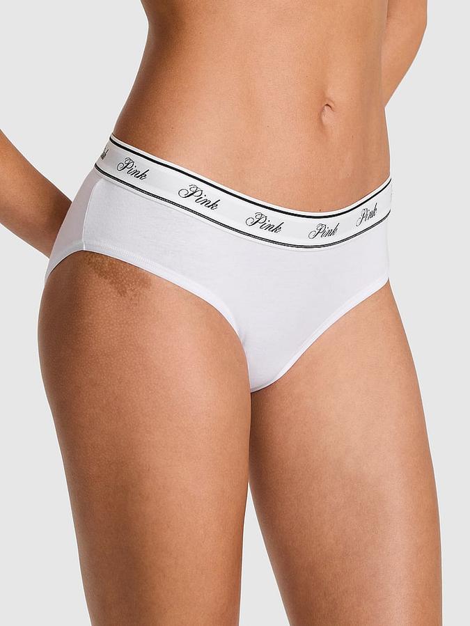 Logo Cotton Hiphugger Panty