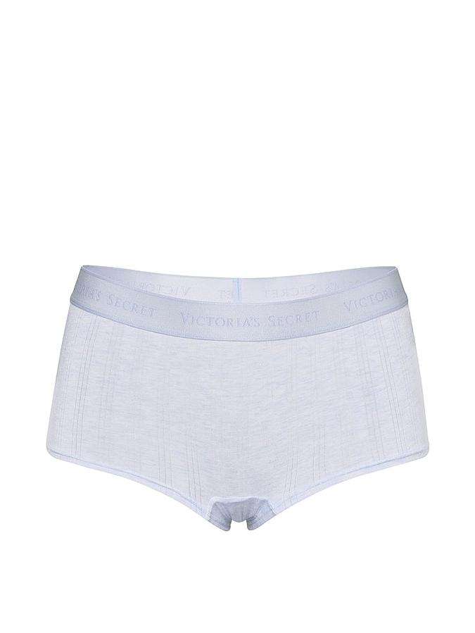 SoSoft&trade; Modal Ultra-Fine Logo Boyshort Panty image number 2