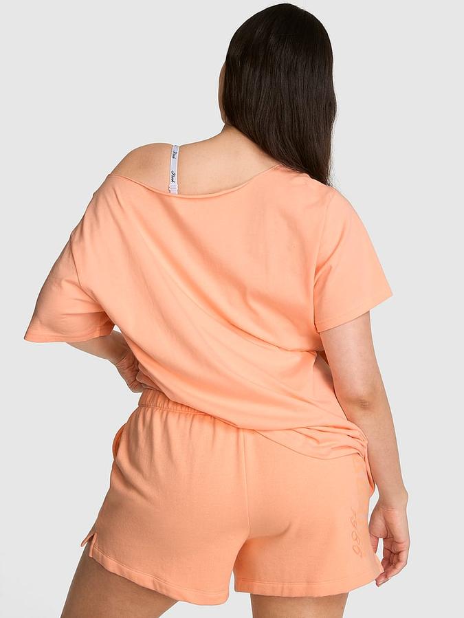 Campus Cotton&trade; Off-The-Shoulder Tee