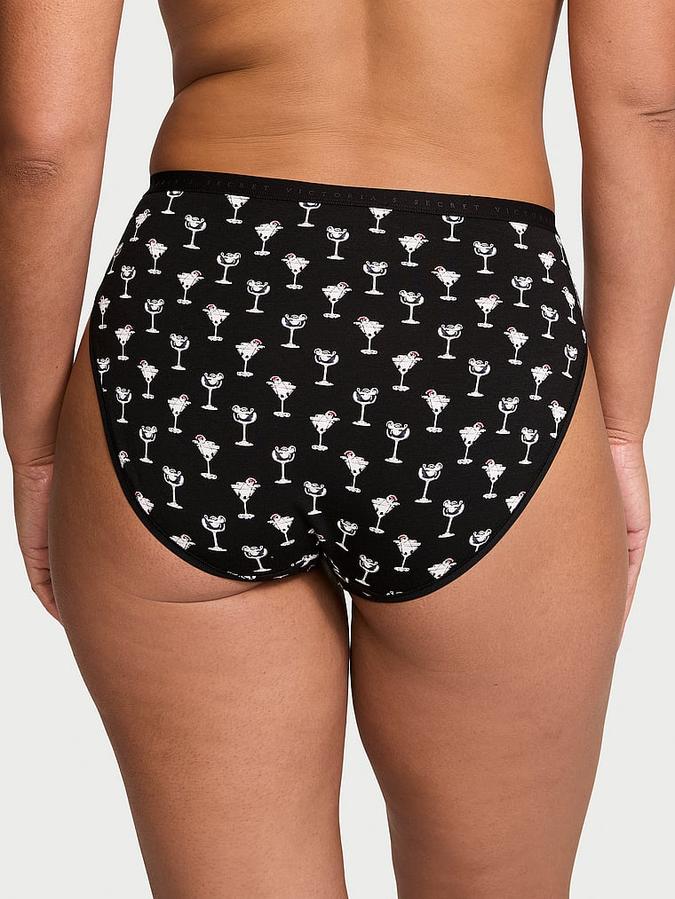 Stretch Cotton High-Leg Brief Panty