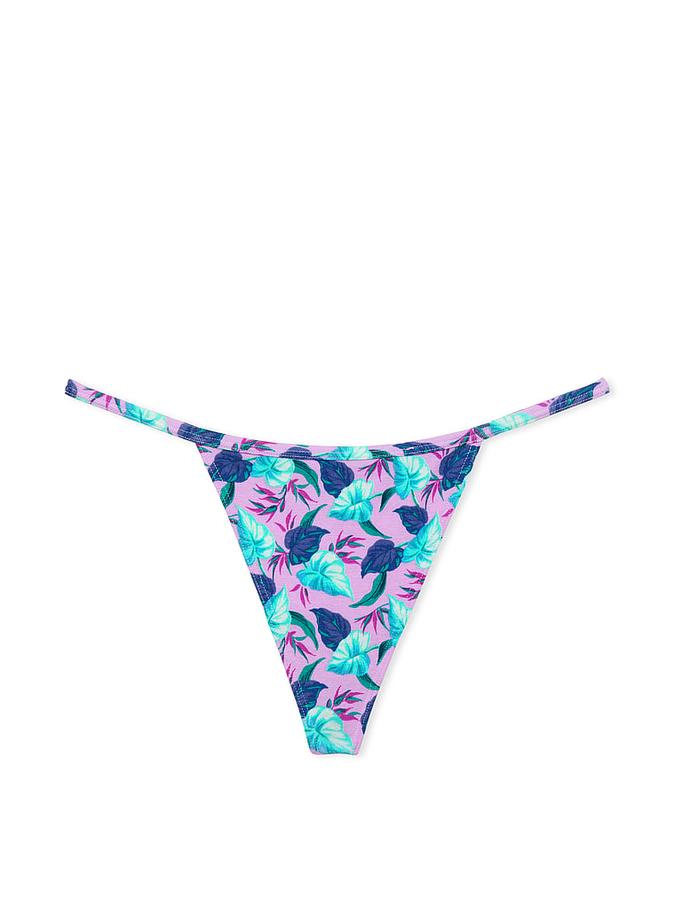 Stretch Cotton V-String Panty image number 2