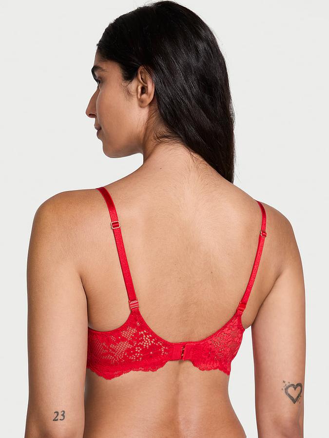 Lace Lightly Lined Classic Coverage Demi Bra