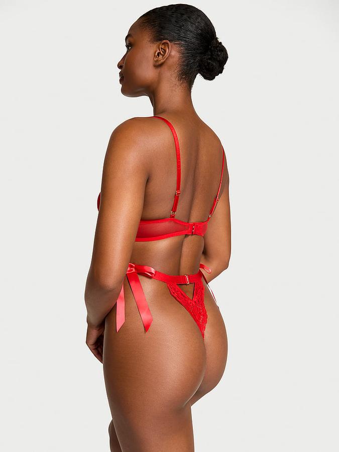 Wicked Unlined Lace Teddy