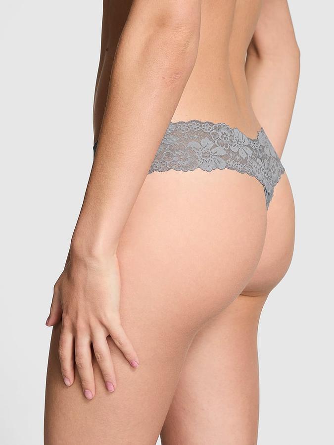 Wink Lace-Trim Thong Panty