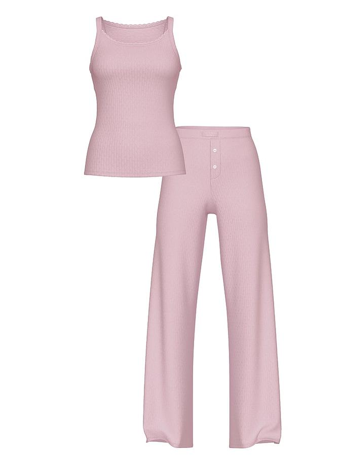 Pointelle Modal Cami & Pants Set image number 2