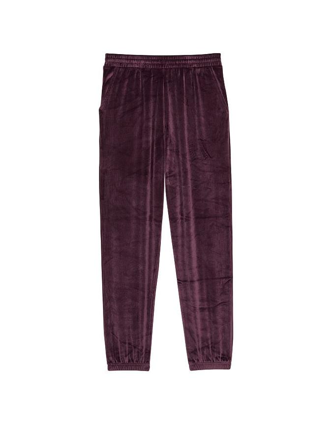Velour Ribbed Lounge Pants image number 2