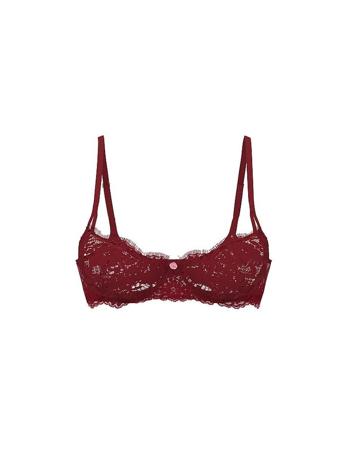 Wicked Unlined Lace Balconette Bra image number 2