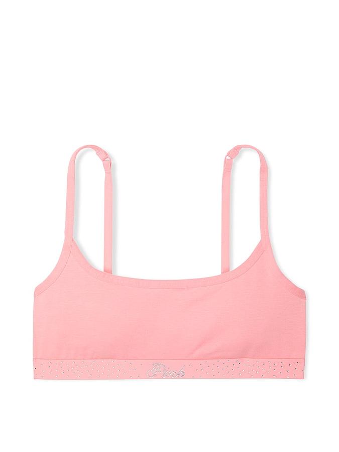 Cotton Scoop Bralette image number 2