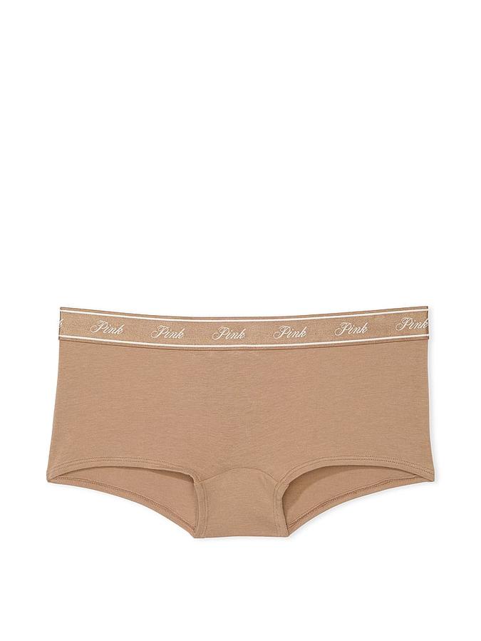 Logo Cotton Boyshort Panty image number 0