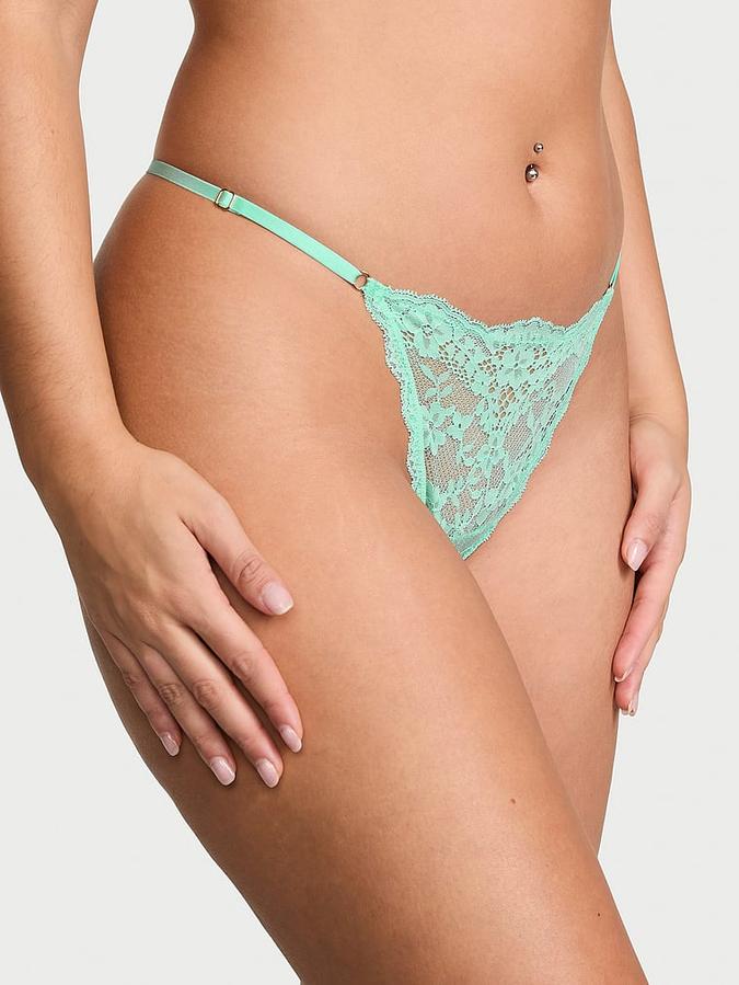 Lace Adjustable V-String Panty