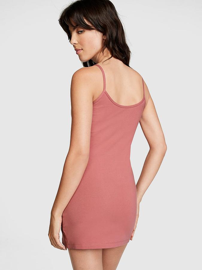 Stretch Cotton Cami Sleep Dress image number 1