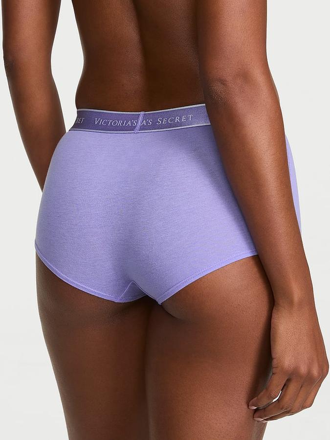 Logo Cotton Boyshort Panty