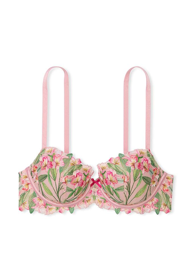 Lily Embroidery Lightly Lined Demi Bra image number 0
