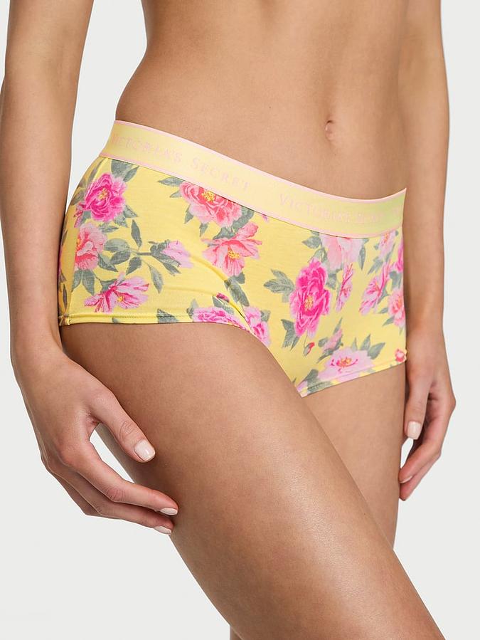 Logo Cotton Boyshort Panty