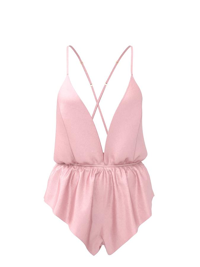 Satin Flutter Romper image number 2