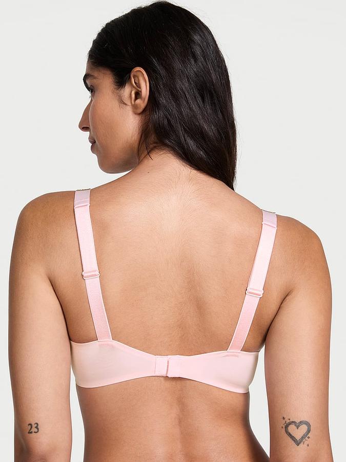 Logo Shine Strap Push-Up Bra