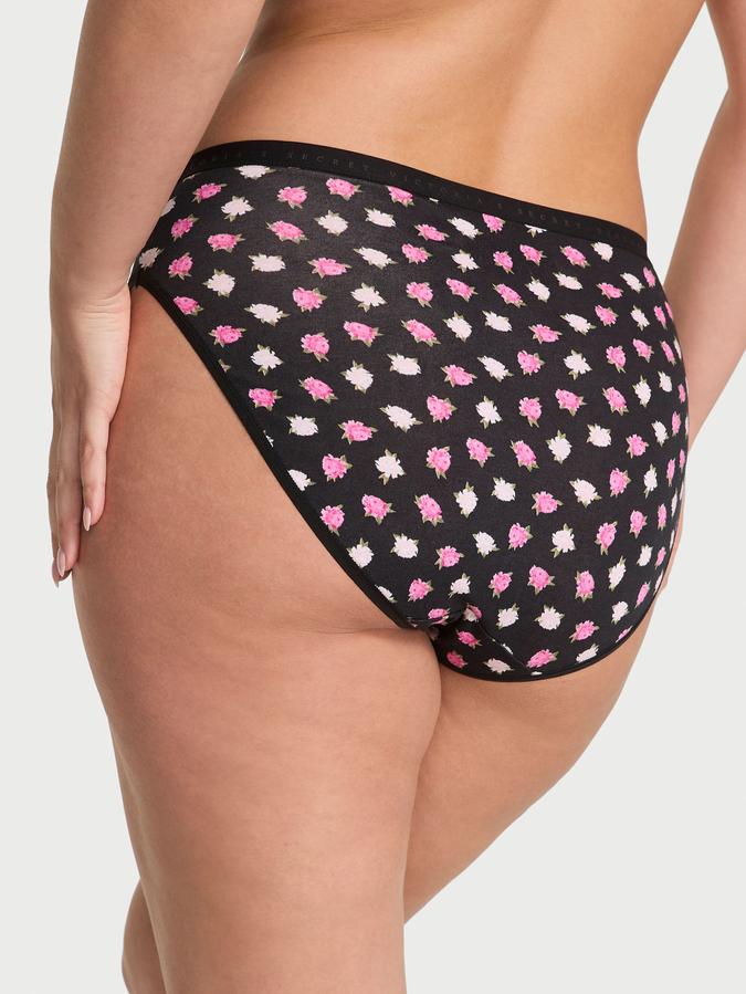 Stretch Cotton High-Leg Brief Panty image number 1
