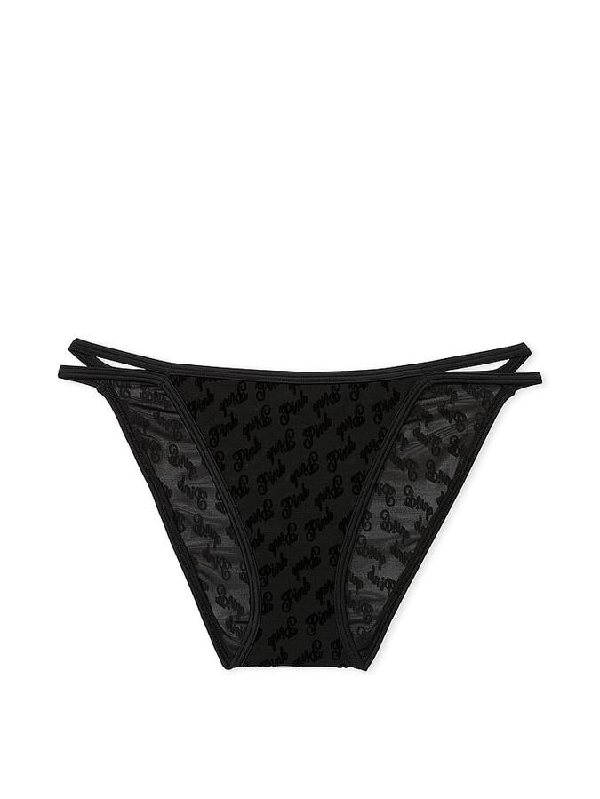 Logo Mesh Strappy Cheeky Panty image number 2