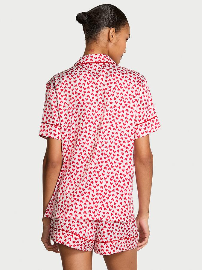 Signature Satin Short Pajama Set